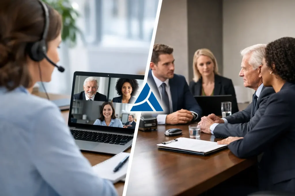Remote Deposition vs In Person