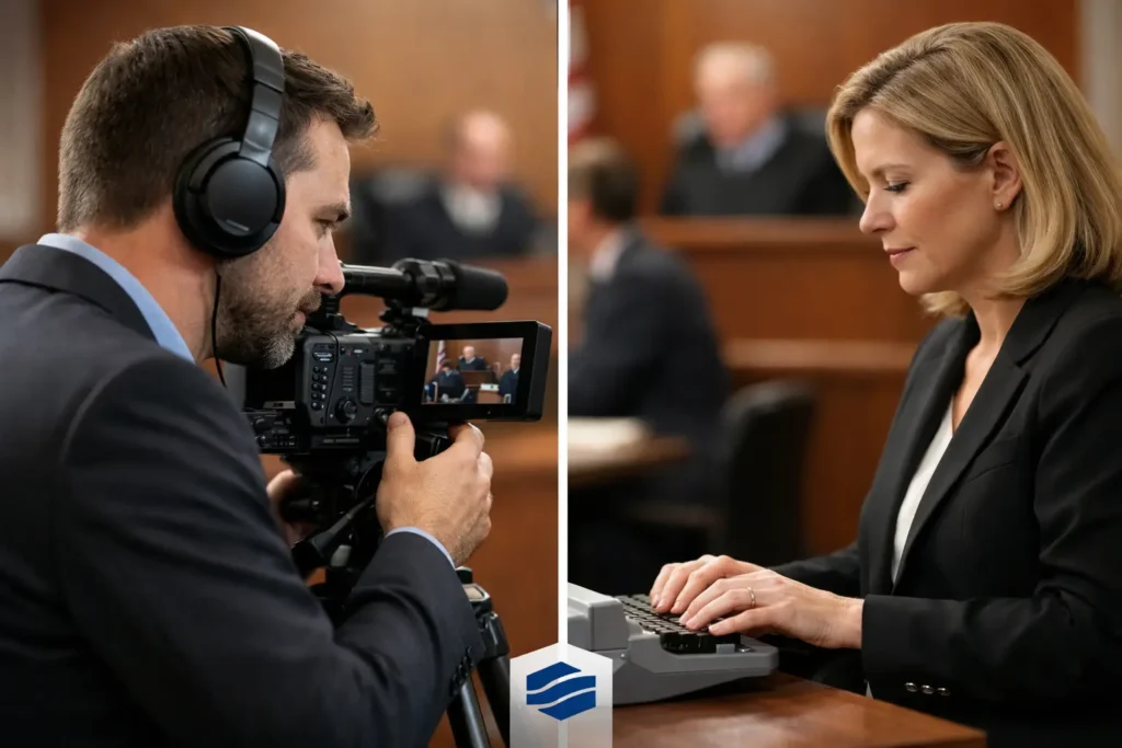 Legal Videographer vs Court Reporter Roles